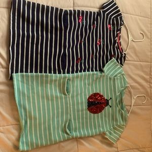 Girl’s size (7-8) dresses.Lady bug and cherry’s.